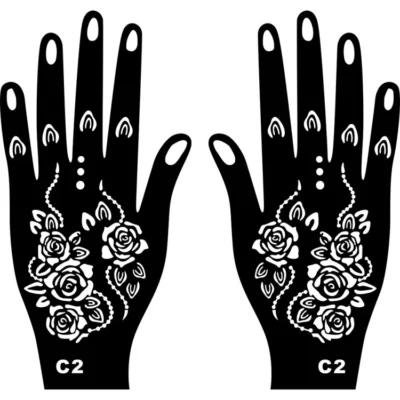Henna Sticker Mehndi Bridal Tattoo Design