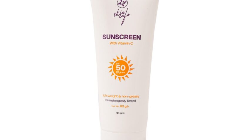 Skin Cafe Sunscreen SPF 50 PA+++ Lightweight & Non-Greasy – 60gm